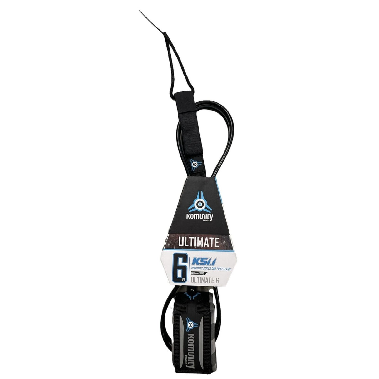 Komunity KS 1.1 6ft Super Comp Surfboard Leash (Leg Rope)