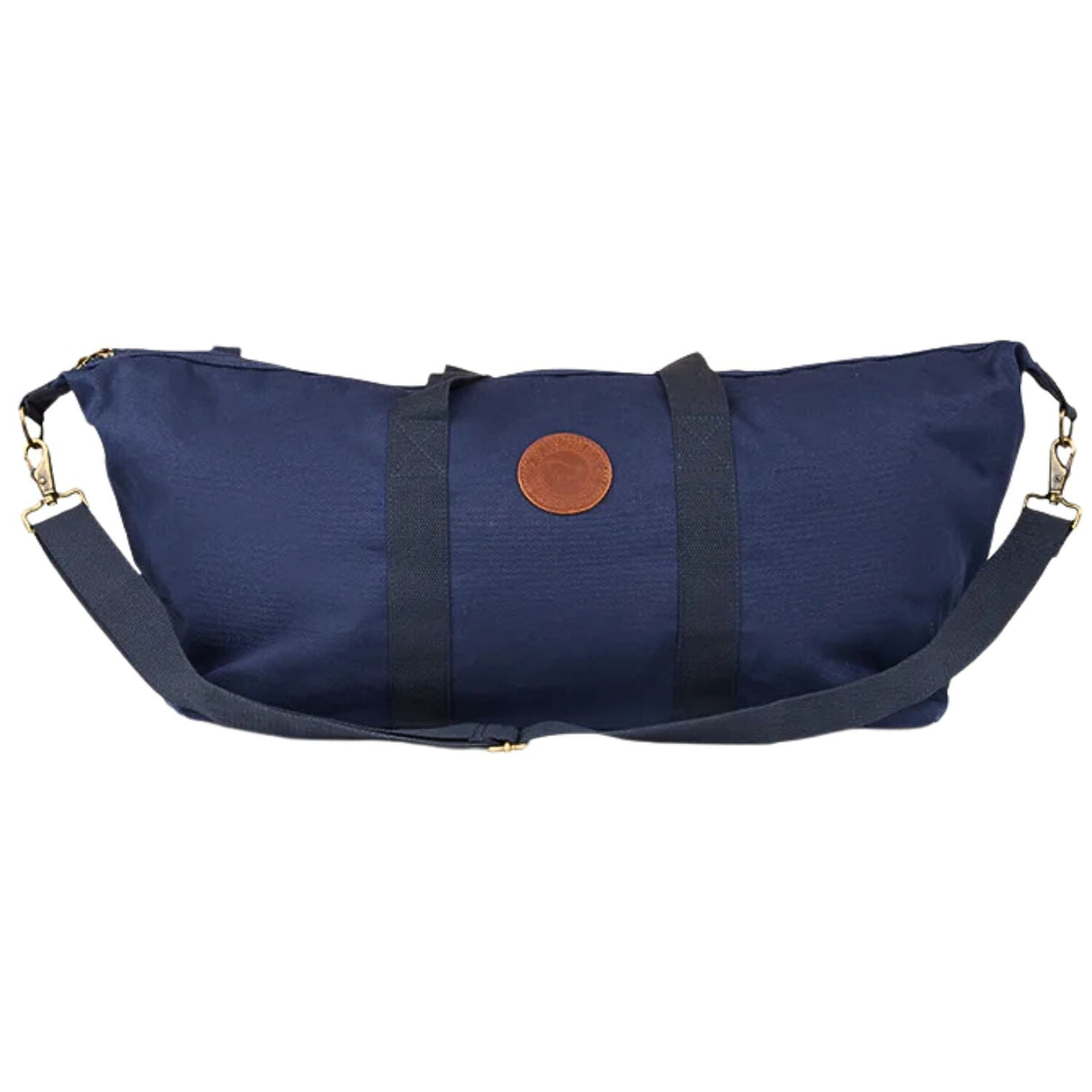 Ringers Western Kirkwood Duffle Bag 100% Cotton Canvas 50cm Travel Holdall with Leather Accents in Navy