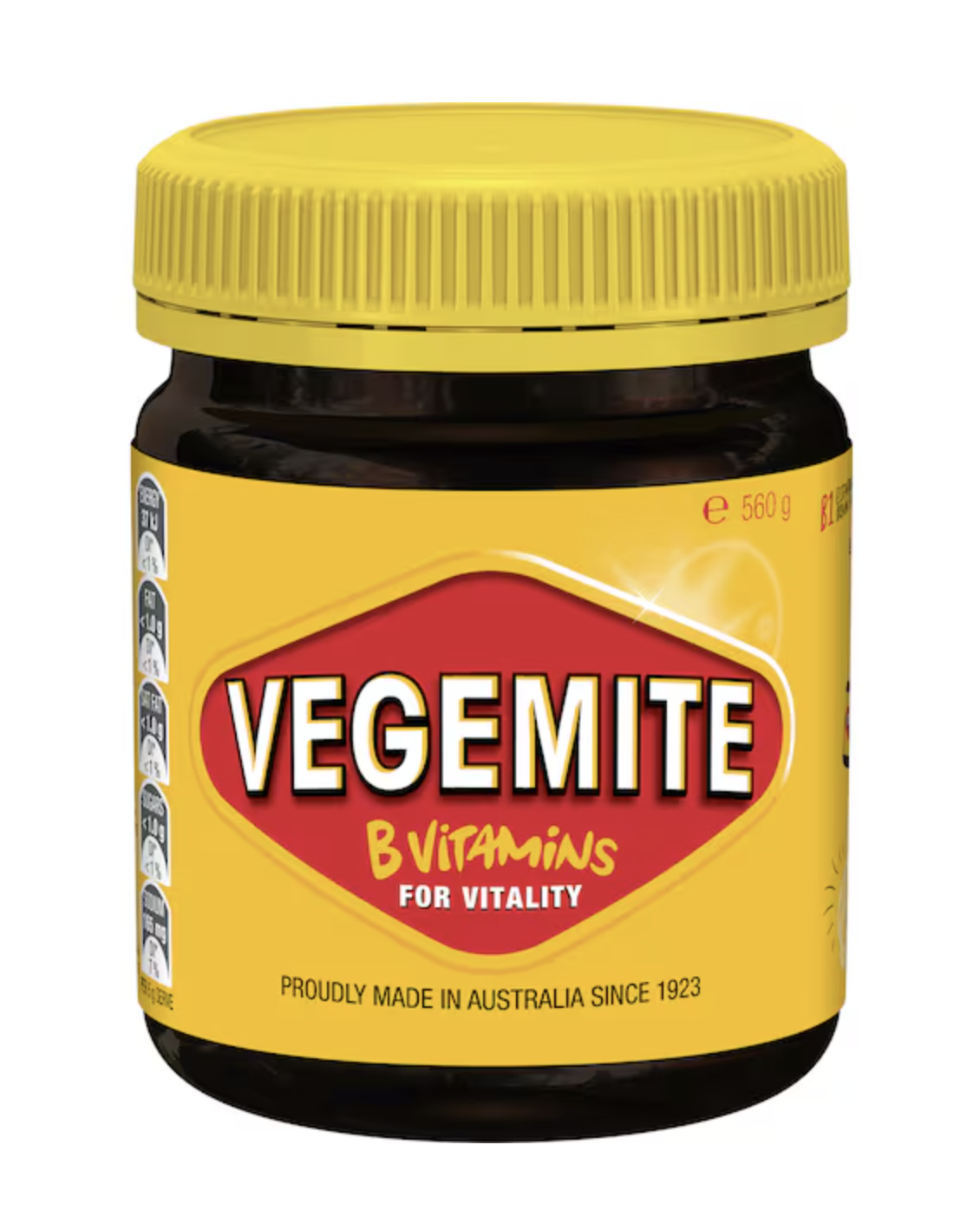 Vegemite Australian Spread 560g - 1 Jar Fresh Batch - Savoury Yeast Spread