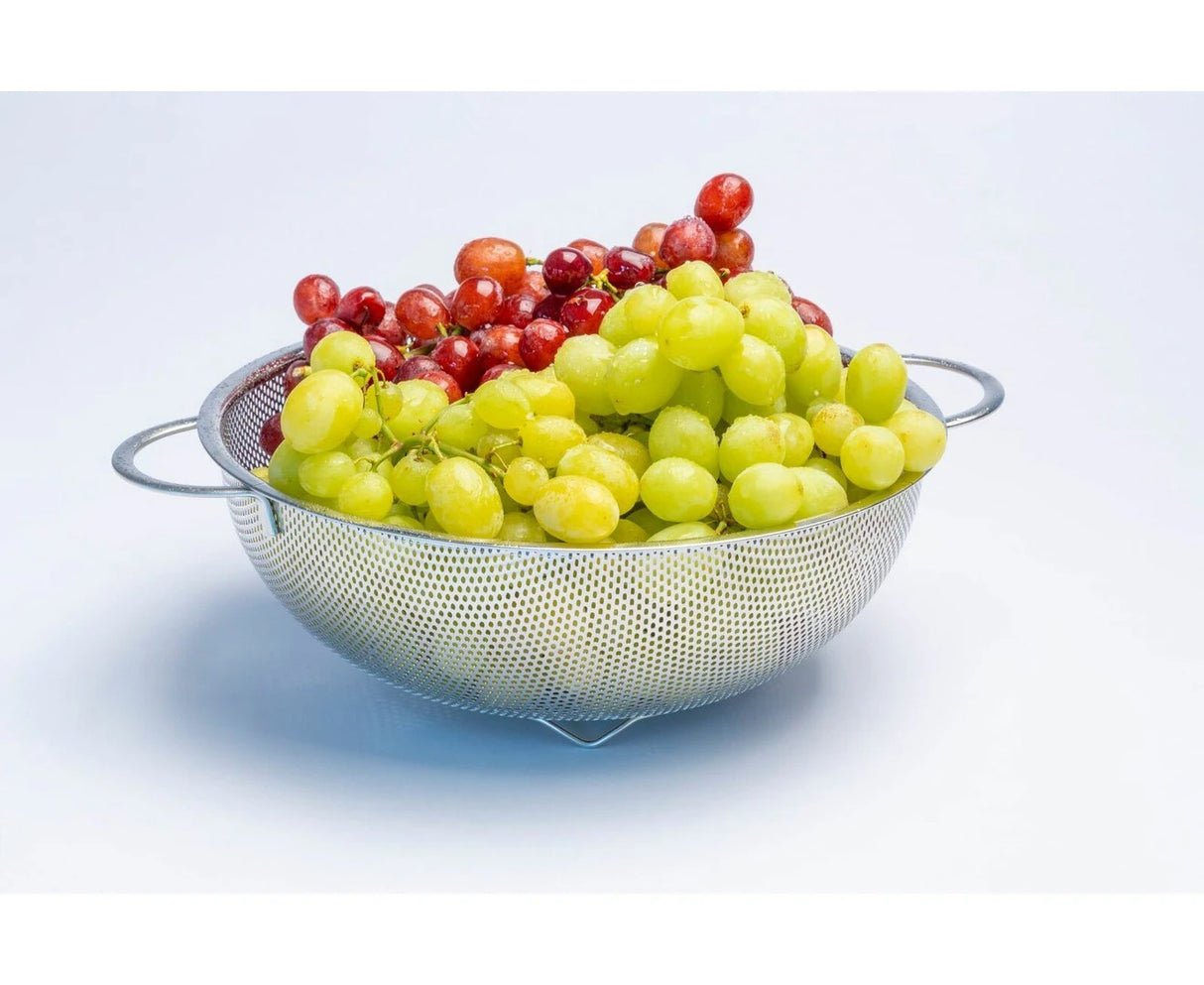 Cuisena 22cm Stainless Steel Colander with Handles