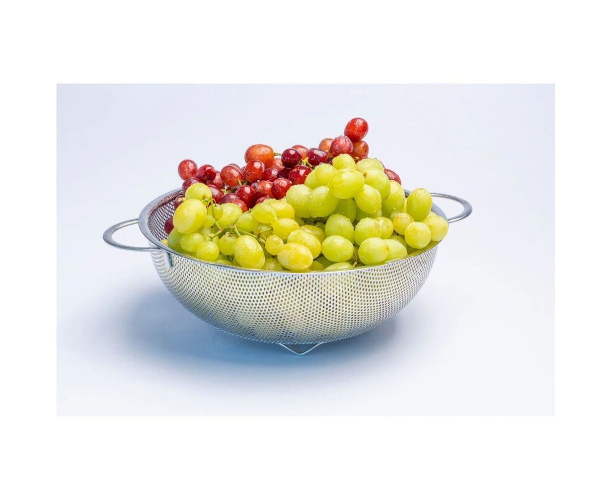 Cuisena 22cm Stainless Steel Colander with Handles