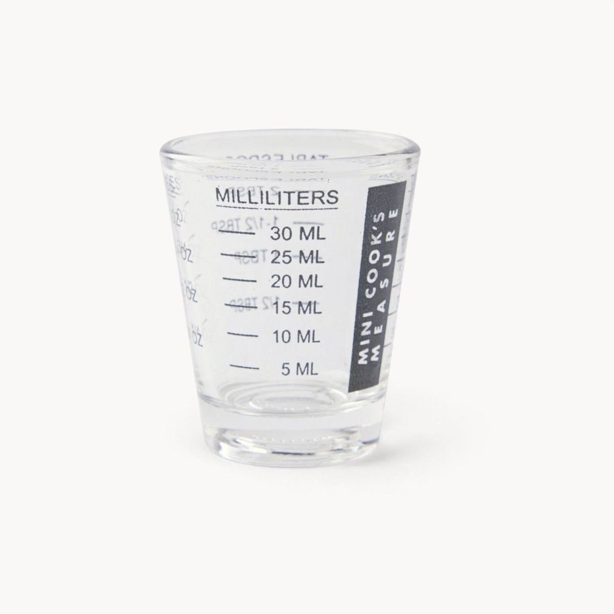 Cuisena Glass Mini Cooks Measuring Cup Shot Glass (30ml, 6 Tsp, 2Tbsp, 1oz)