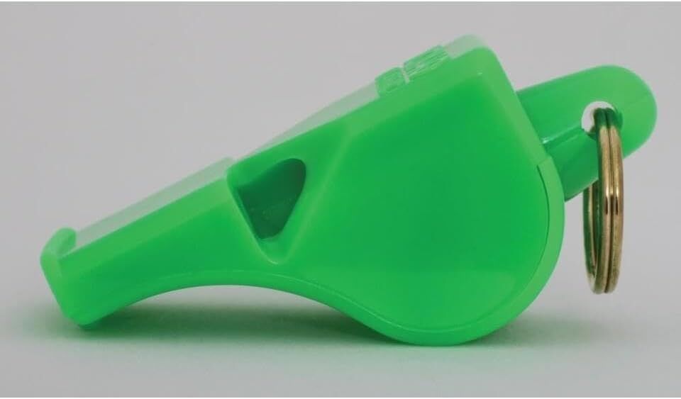Fox 40 Classic Safety Whistle with Lanyard - Neon Green