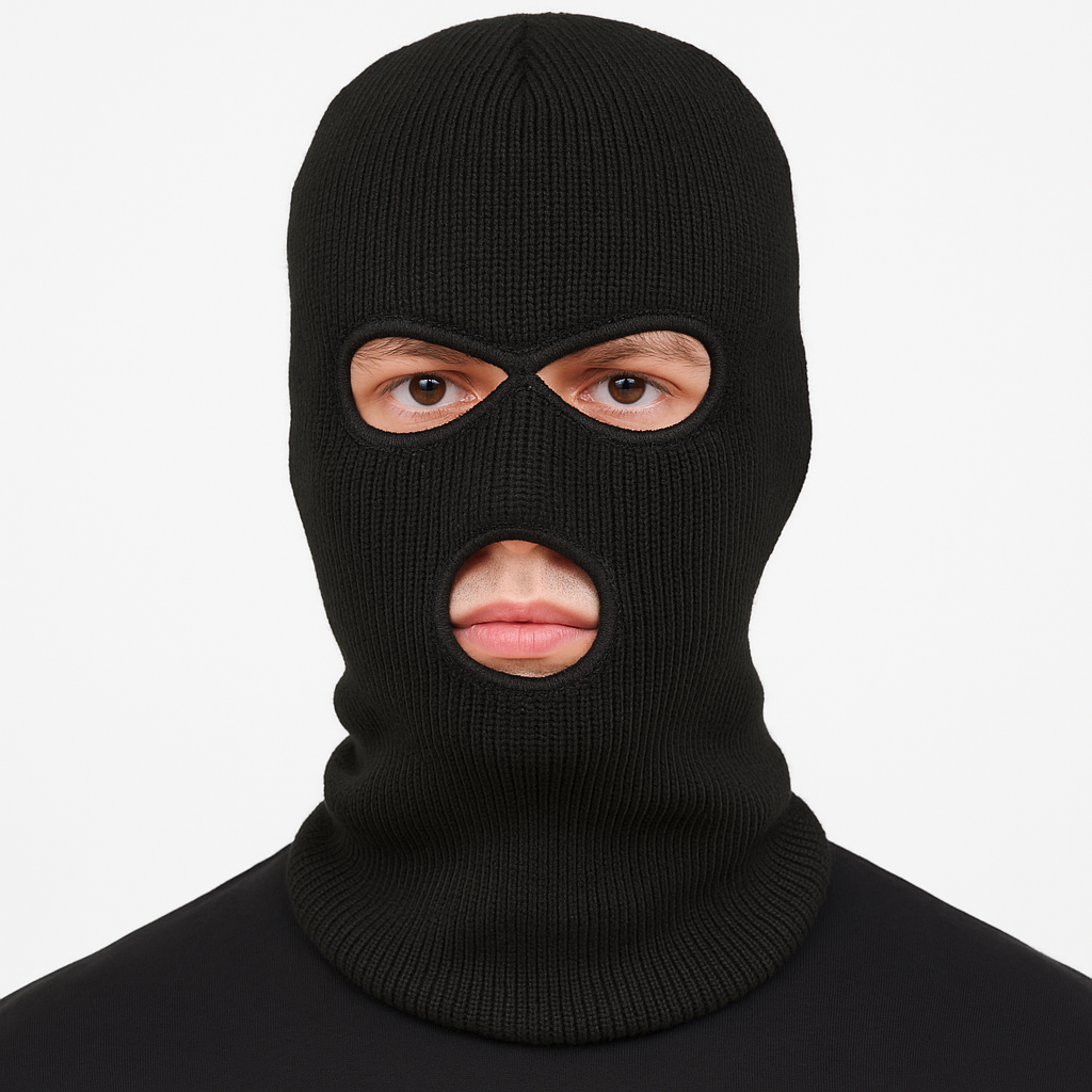 WARM KNITTED Thermal BALACLAVA Motorbike Biker Ski Snowboard Hat Face Hood Mask