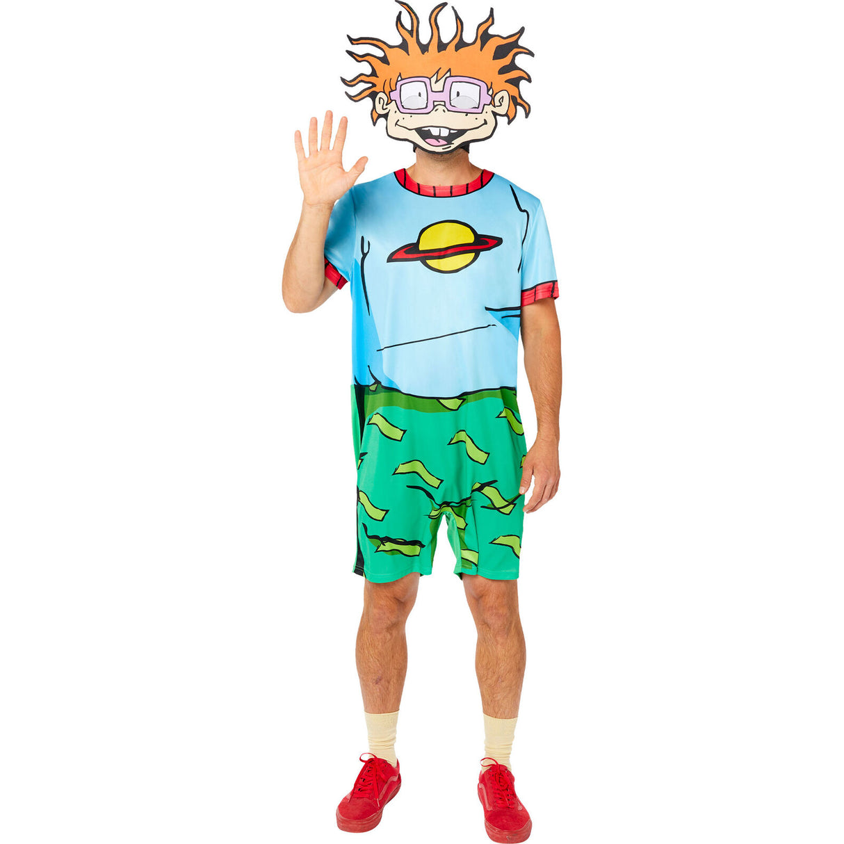 Chuckie Rugrats Costume - Officially Licensed - Mens Halloween & Party Outfit - Medium