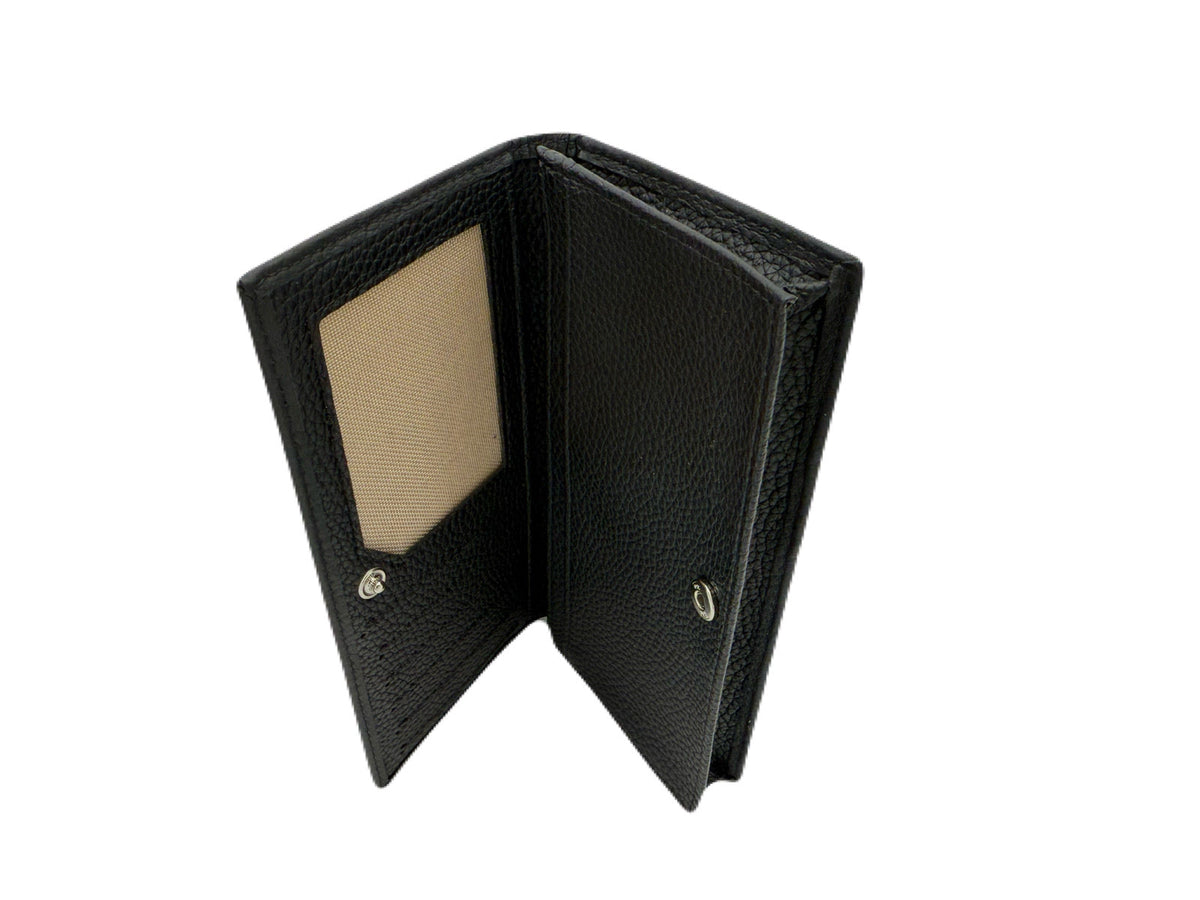 Jacaru 5790 Womens Kangaroo Leather Purse - Bi-Fold with 12 Card Slots (18.5 x 9cm)