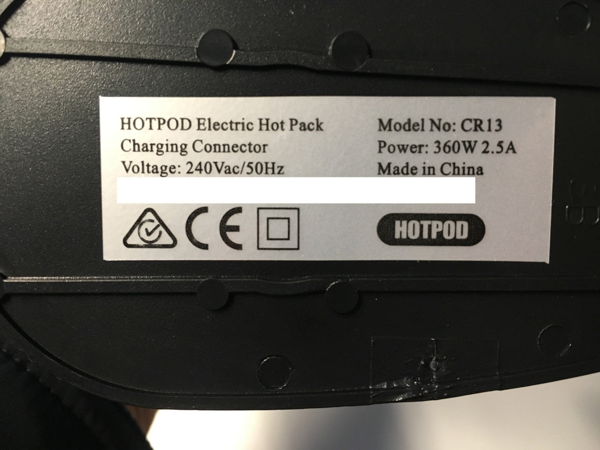 HOTPOD Electric Hot Pack Water Bottle Reheatable Pillow Pad