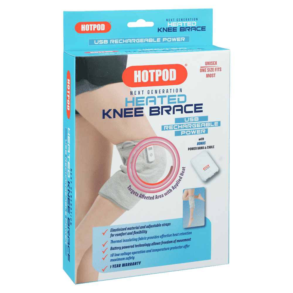 HOTPOD Heated Knee Brace Pain Relief Arthritis Joint Pain Support