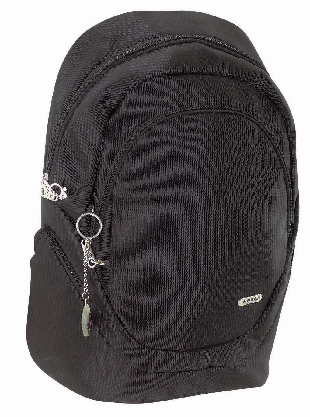 FIB Anti-Theft Slash Proof Back Pack RFID Bag w Laptop Pocket - Black