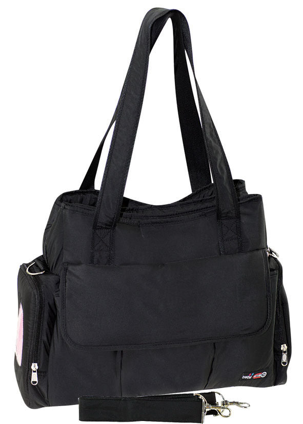 FIB Baby Nappy Travel Tote Bag - Black