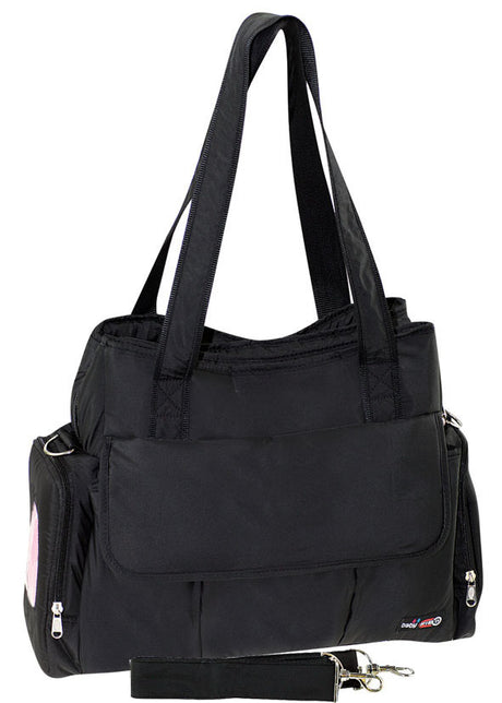 FIB Baby Nappy Travel Tote Bag - Black