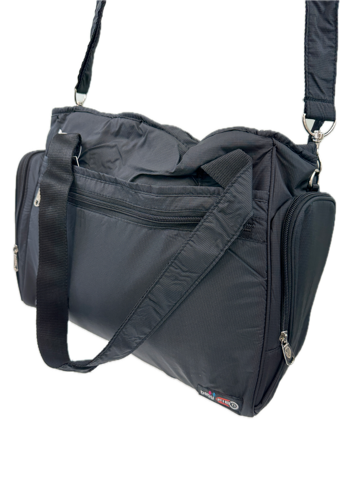 FIB Baby Nappy Diaper Tote Bag - Black