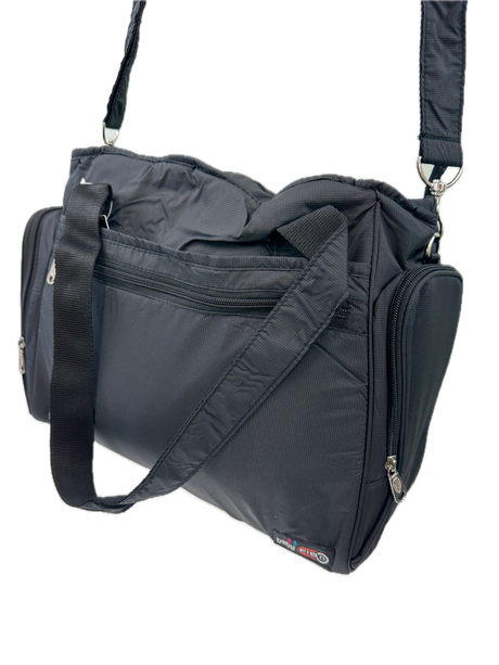 FIB Baby Nappy Diaper Tote Bag - Black