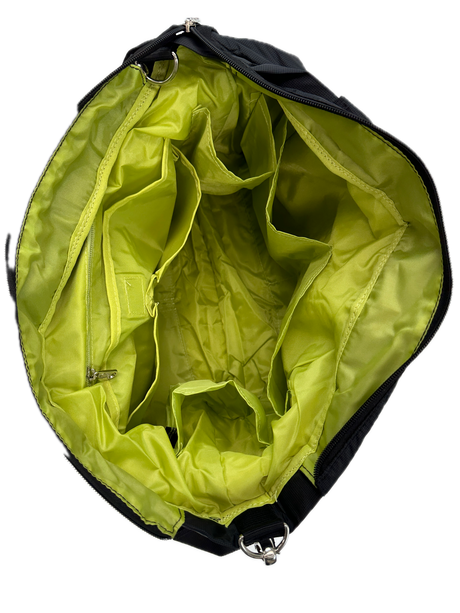 FIB Large Baby Nappy Bag Diaper Maternity Milk Mummy Changing Travel Tote - Black