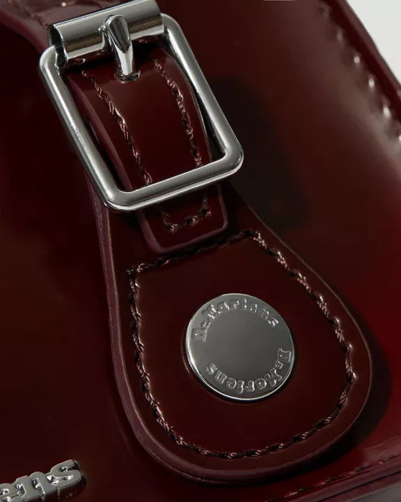 Dr Martens Womens Satchel Bag Vegan Crossbody 7 inch - Cherry Red