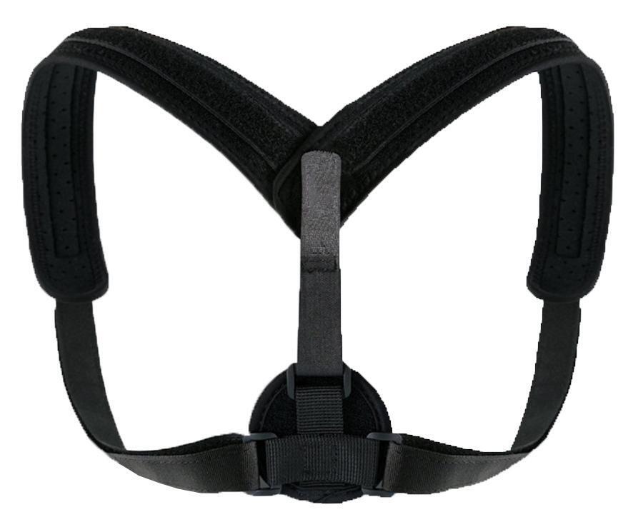 AXIGN Medical Posture Support Back Support Brace Corrector Strap Lumbar - Black