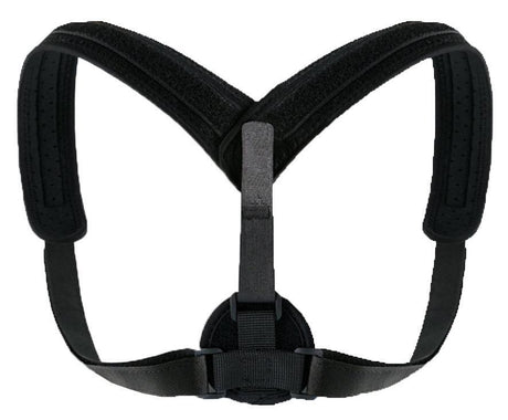 AXIGN Medical Posture Support Back Support Brace Corrector Strap Lumbar - Black