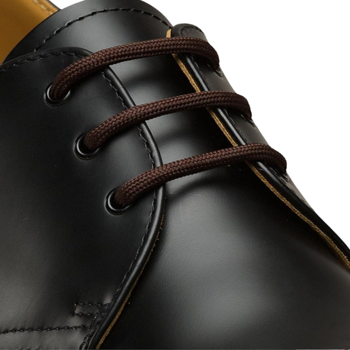 26" Dr. Martens Round Shoe Laces – Brown Cotton Laces for 3-Eye Shoes – 1 Pair – New