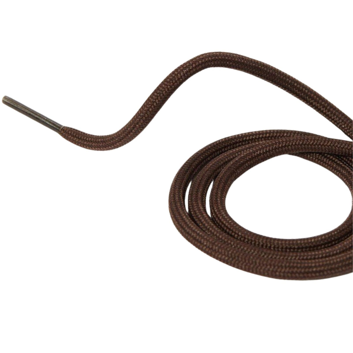 26" Dr. Martens Round Shoe Laces – Brown Cotton Laces for 3-Eye Shoes – 1 Pair – New