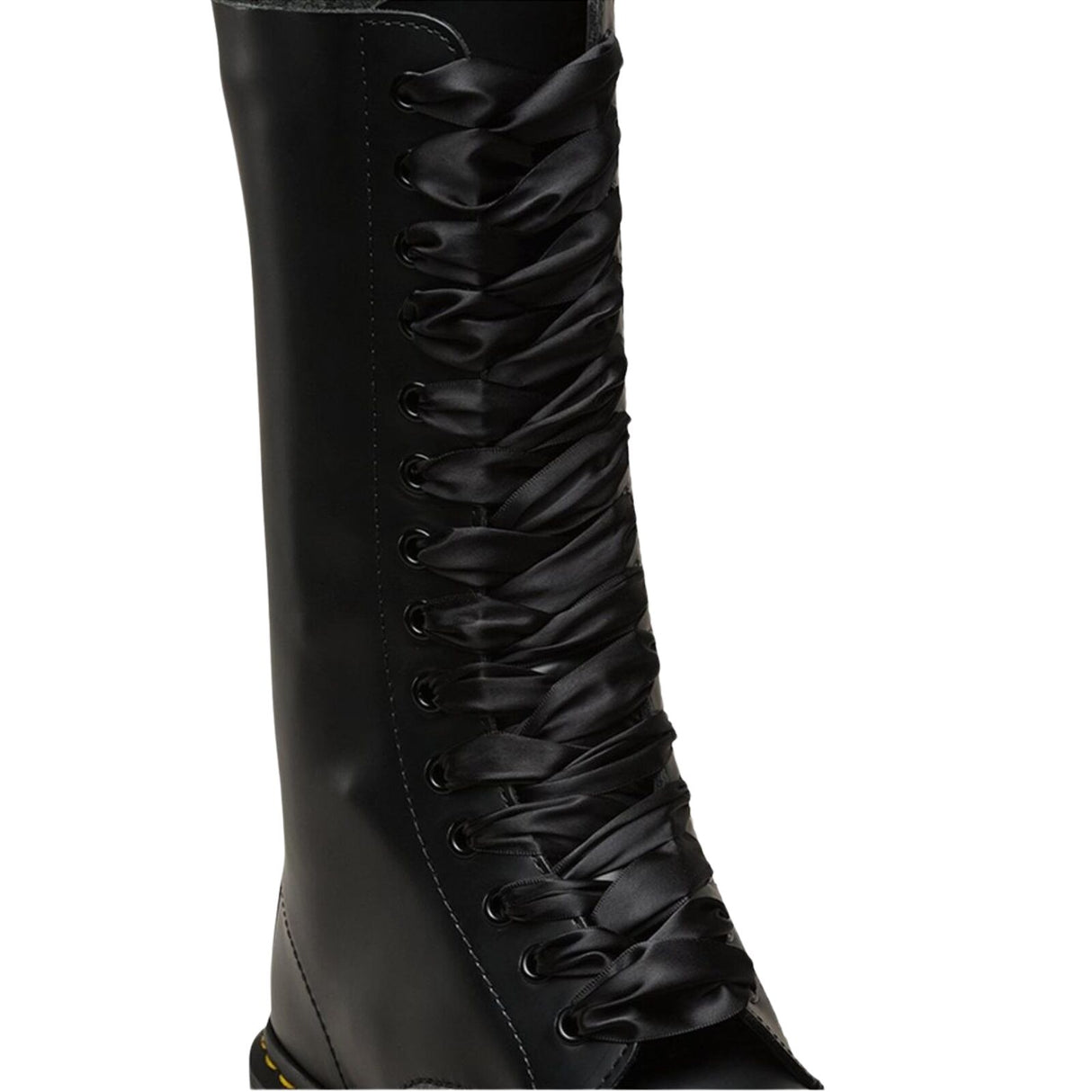 83" Satin Ribbon Laces in Black - Fits 12-14 Eye Dr. Martens Boots Durable Pair