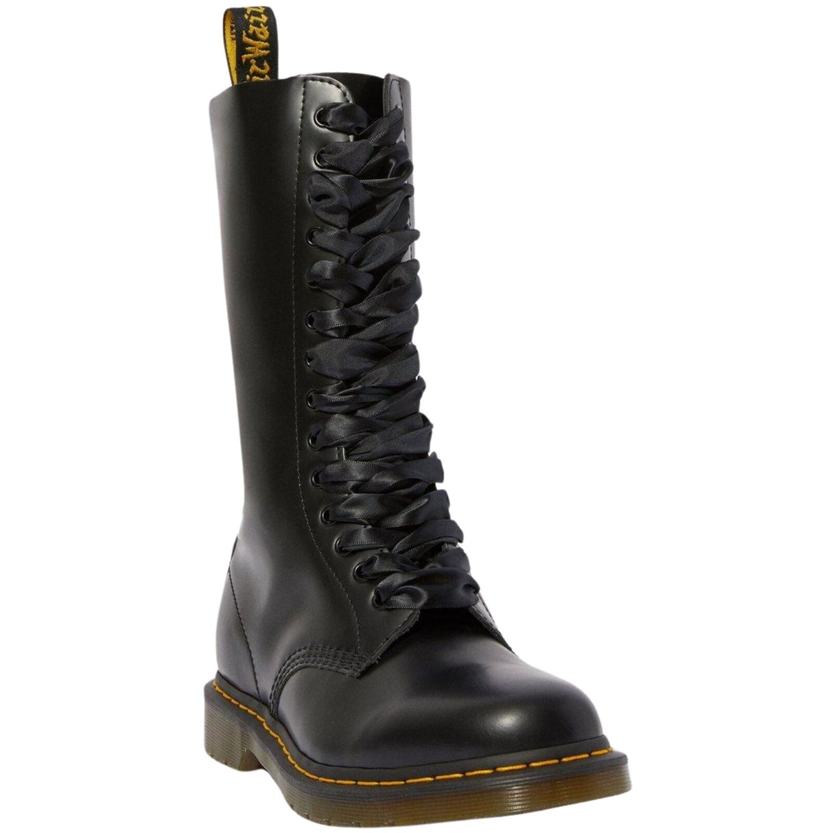 83" Satin Ribbon Laces in Black - Fits 12-14 Eye Dr. Martens Boots Durable Pair