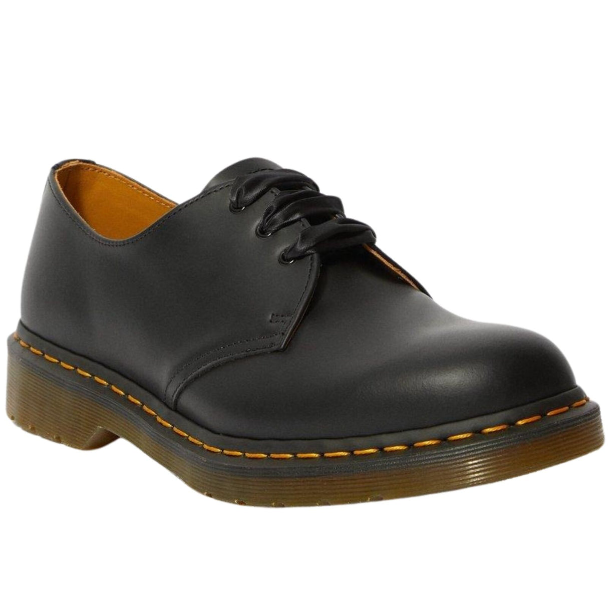 26" Satin Ribbon Laces Fits 3-Eye Dr. Martens Shoes Durable Stylish Pair - Black