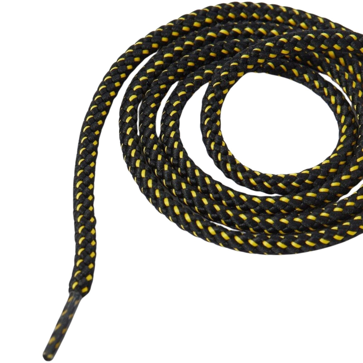 36" Flat Cotton Laces Fits 4-5 Eye Dr. Martens Shoes Durable Pair - Black Yellow