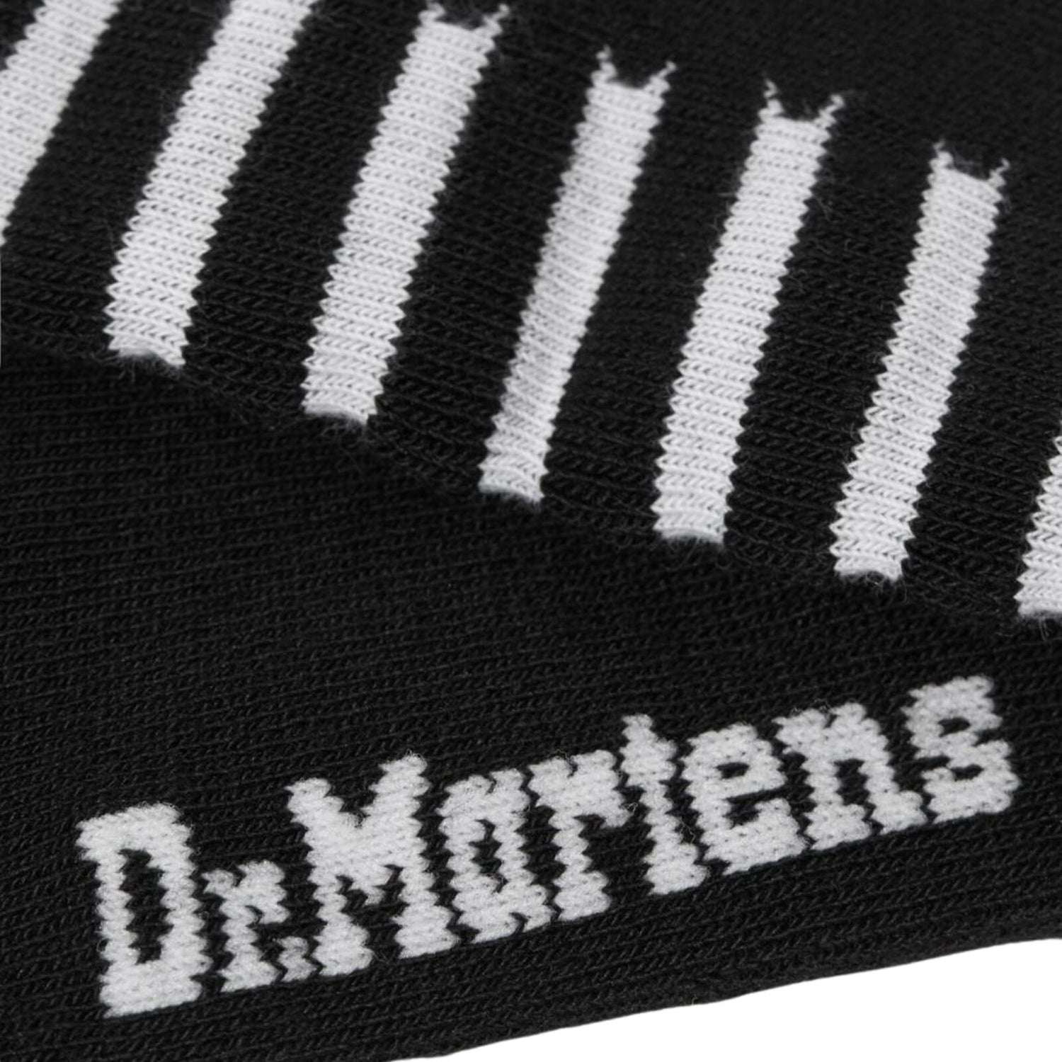 Dr. Martens Double Doc Boot Socks Black/White S/M M/L - Organic Cotton Blend