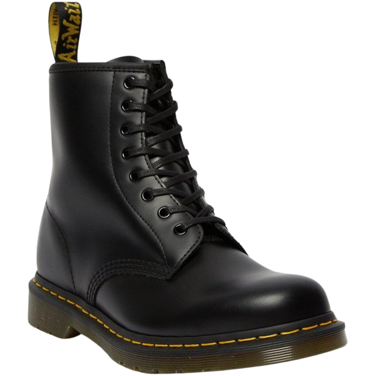 140cm Black Waxed Flat Shoe Laces – Fits 8–10 Eye Dr. Martens Boots