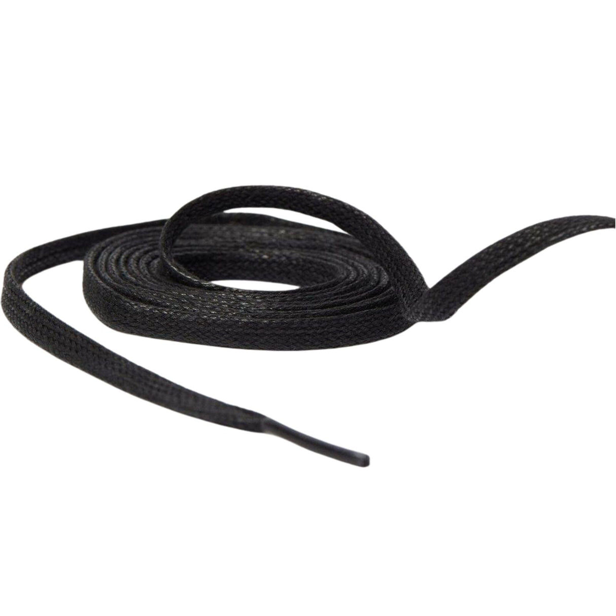 Dr. Martens 140cm Waxed Flat Laces - Black (8-10 Eye Boots)