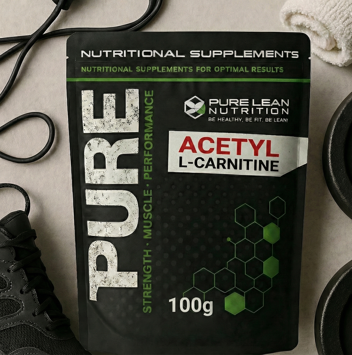 100g Acetyl L-Carnitine Premium Grade Tartrate for Weight Loss, Fat Burning & Energy