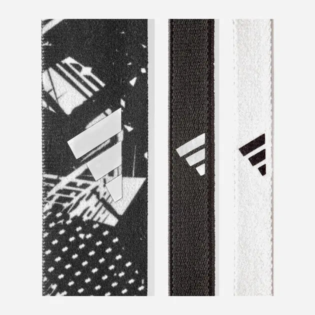 3pcs Adidas Sports Headband Hair Bands Gym Training Fitness Yoga in White/Black