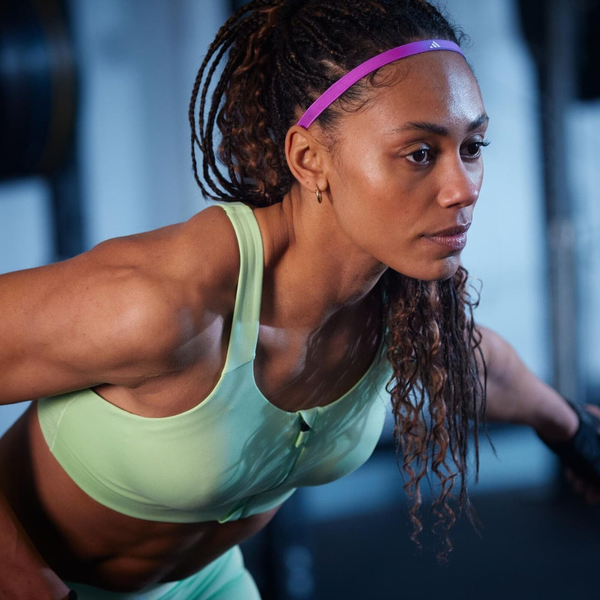 Adidas 3-Piece Set Hairbands Headbands Non-Slip Silicone in Multi