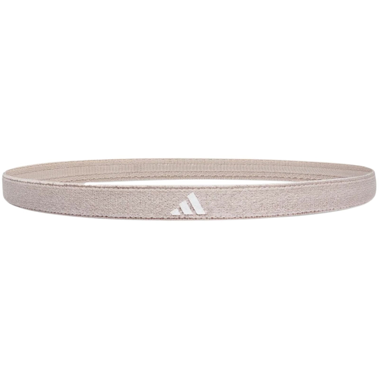 Adidas 3pk Hairbands Headbands Non-Slip Silicone One Size in Taupe Clay Earth Strata
