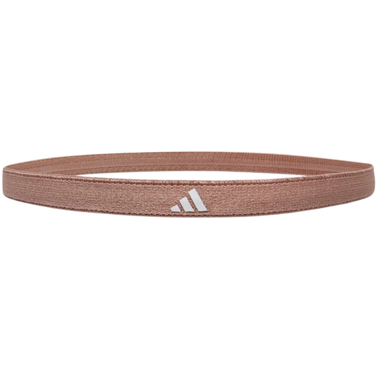 Adidas 3pk Hairbands Headbands Non-Slip Silicone One Size in Taupe Clay Earth Strata