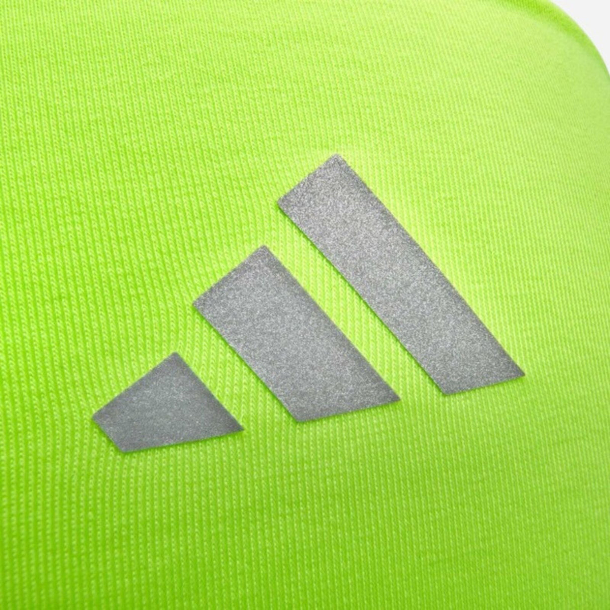 Adidas Sports Hairband Headband Wide Fit Aeroready Reflective Logo One Size in Lucid Lemon