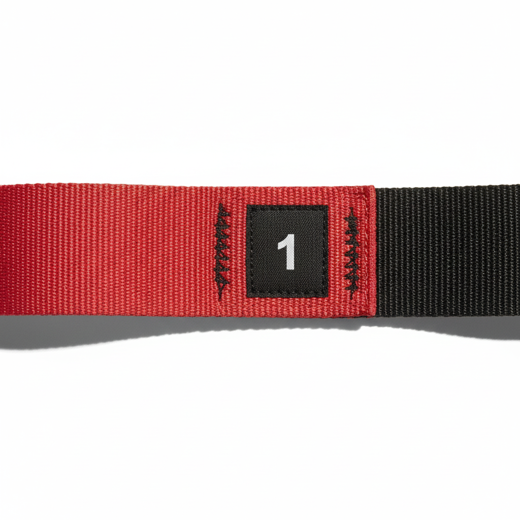 Adidas Stretch Assist Band Looped Warm Up Warmup Pre-Workout - Red/Black