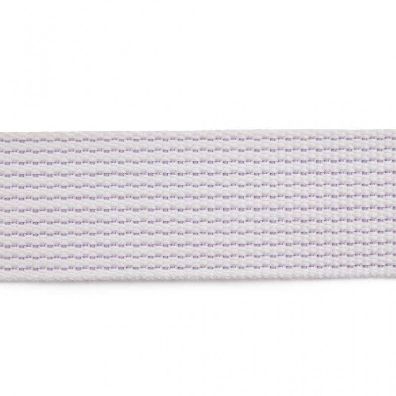 Adidas Premium Yoga Strap 2.5m Long Adjustable Belt Pilates Stretching Poses - Chalk White