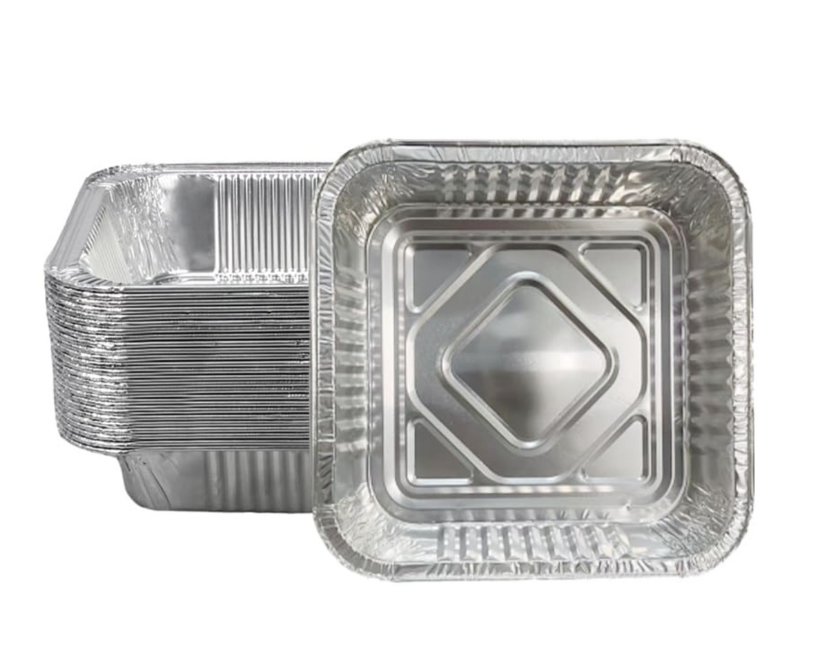 120x Large Aluminium Foil Containers (33x27x11cm)