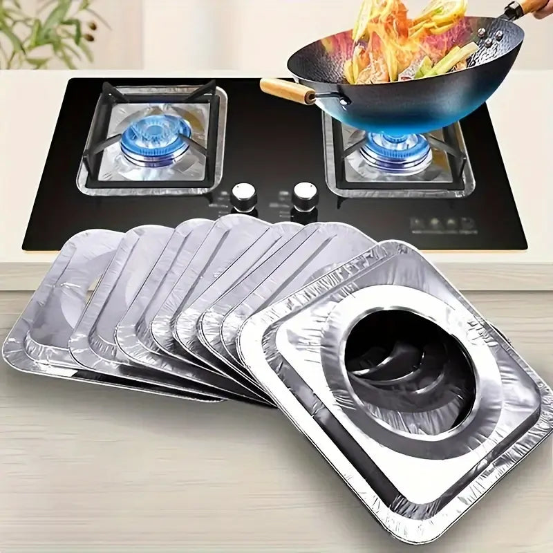 480x Aluminium Disposable Foil Stove Burner Covers (14cm x 12xm x 4.5cm)