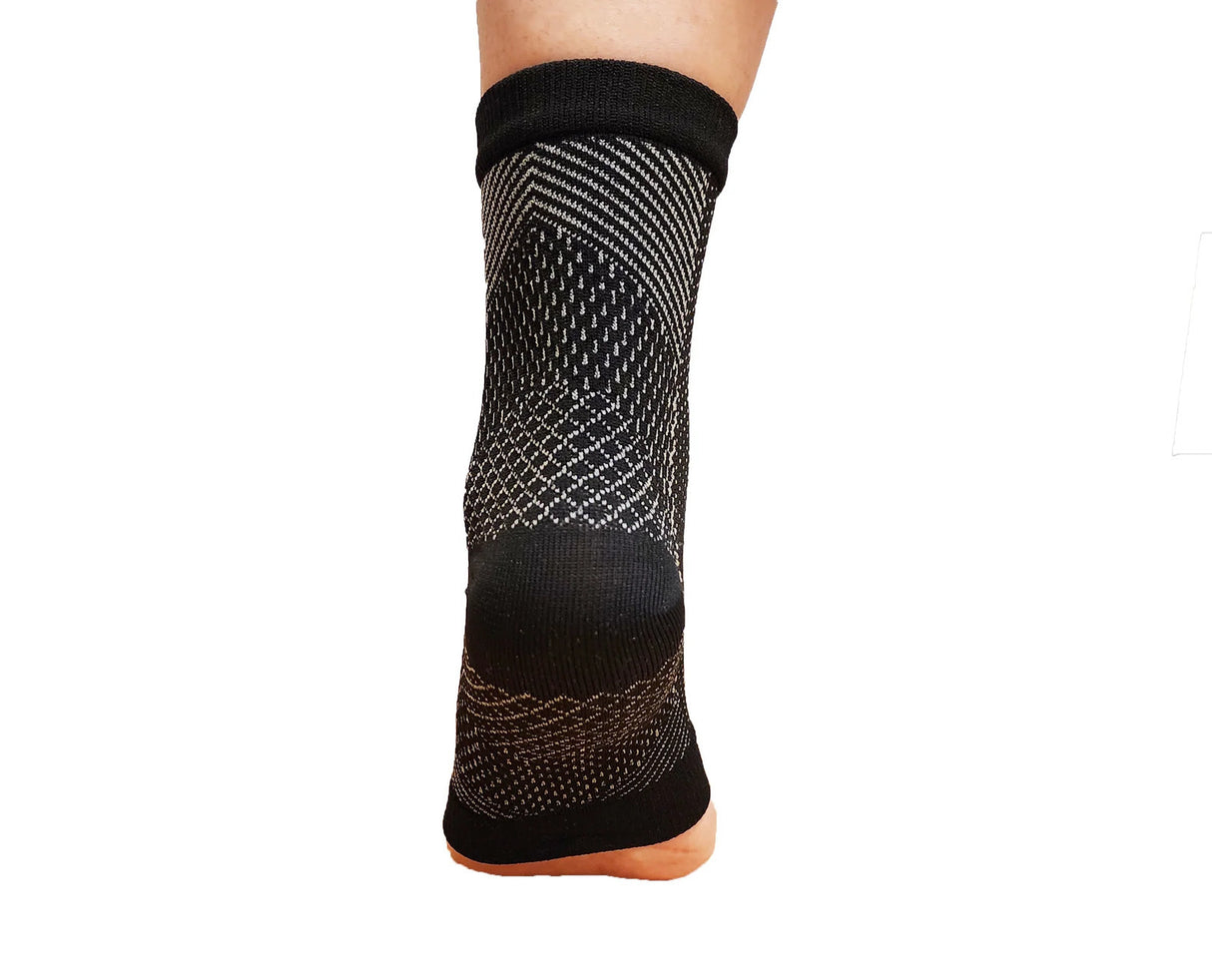 1 Pair AXIGN Medical Plantar Fasciitis Compression Sock (Ankle Sleeve Support) -Black
