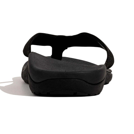 AXIGN Premium Orthotic Arch Support Flip Flops Sandal Thongs Archline - Black