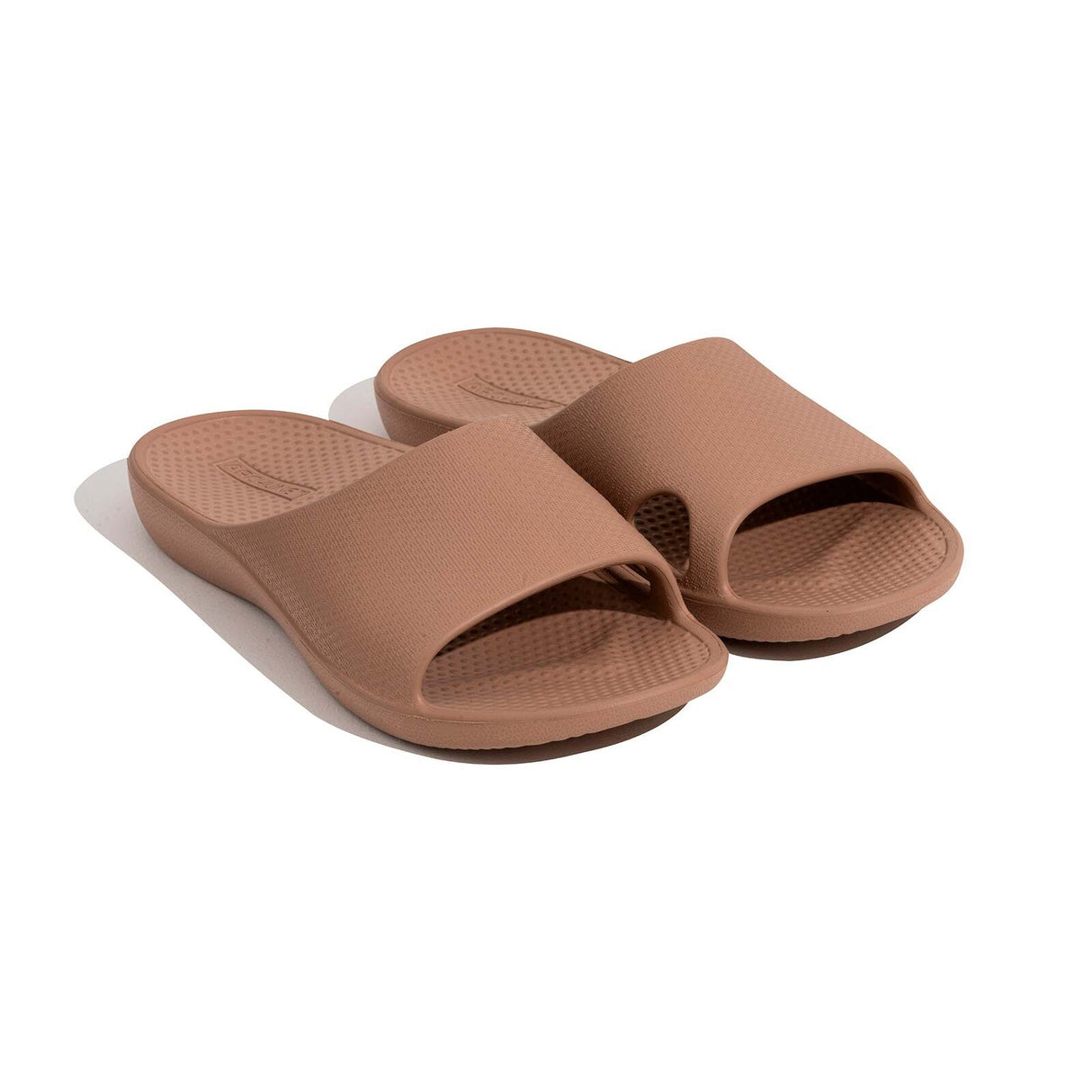 Archline Rebound Orthotic Slides Flip Flop Thongs Slip On Arch Support - Putty