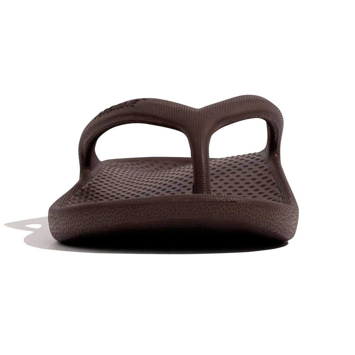 Archline Orthotic Foam Thongs Arch Support Flip Flops Orthopedic Rebound - Brown