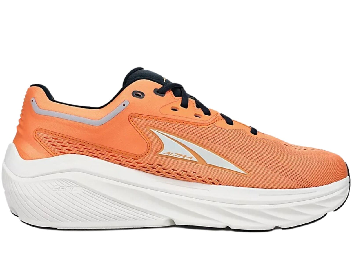 Altra VIA Olympus Mens Road Running Shoes Max Cushion in Black/Orange – US 11