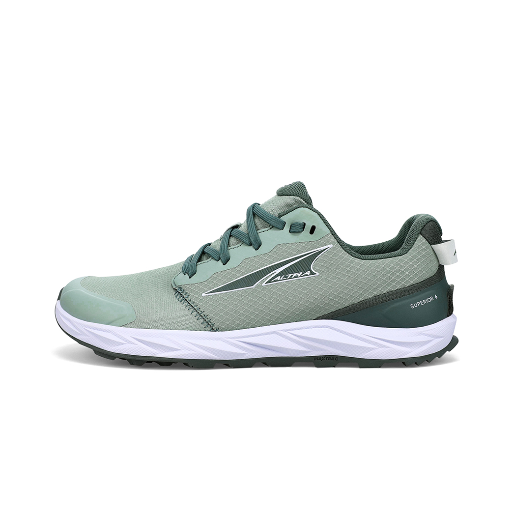 Altra Womens Superior 6 Trail Runners Shoes Sneakers in Green