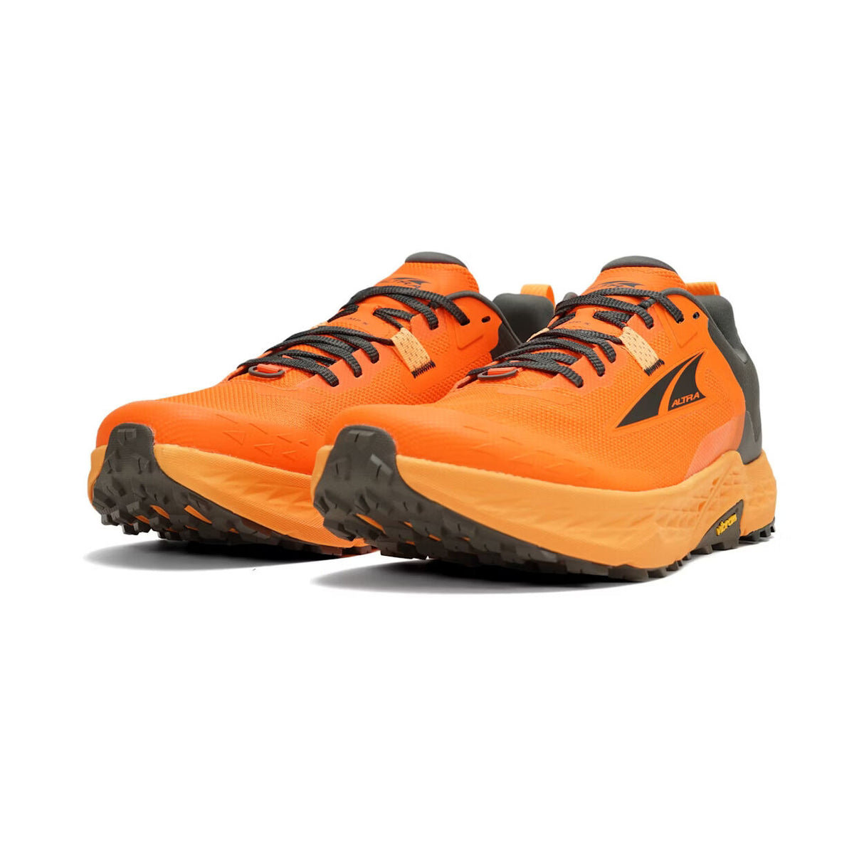 Altra Timp 5 Mens Trail Running Shoes Vibram Megagrip EGO MAX Zero Drop in Orange