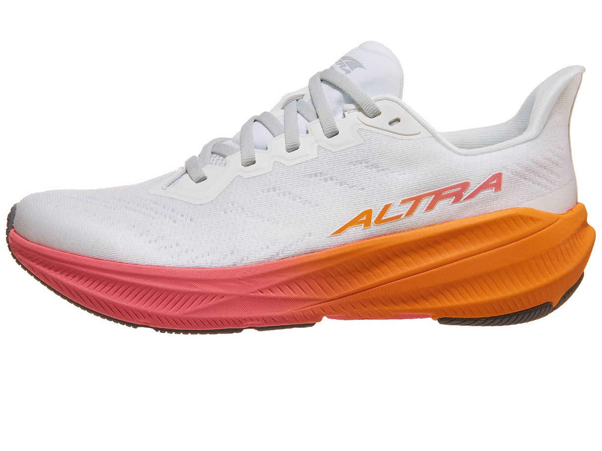 Altra Womens Experience Flow 2 Sneakers Shoes in White/Orange