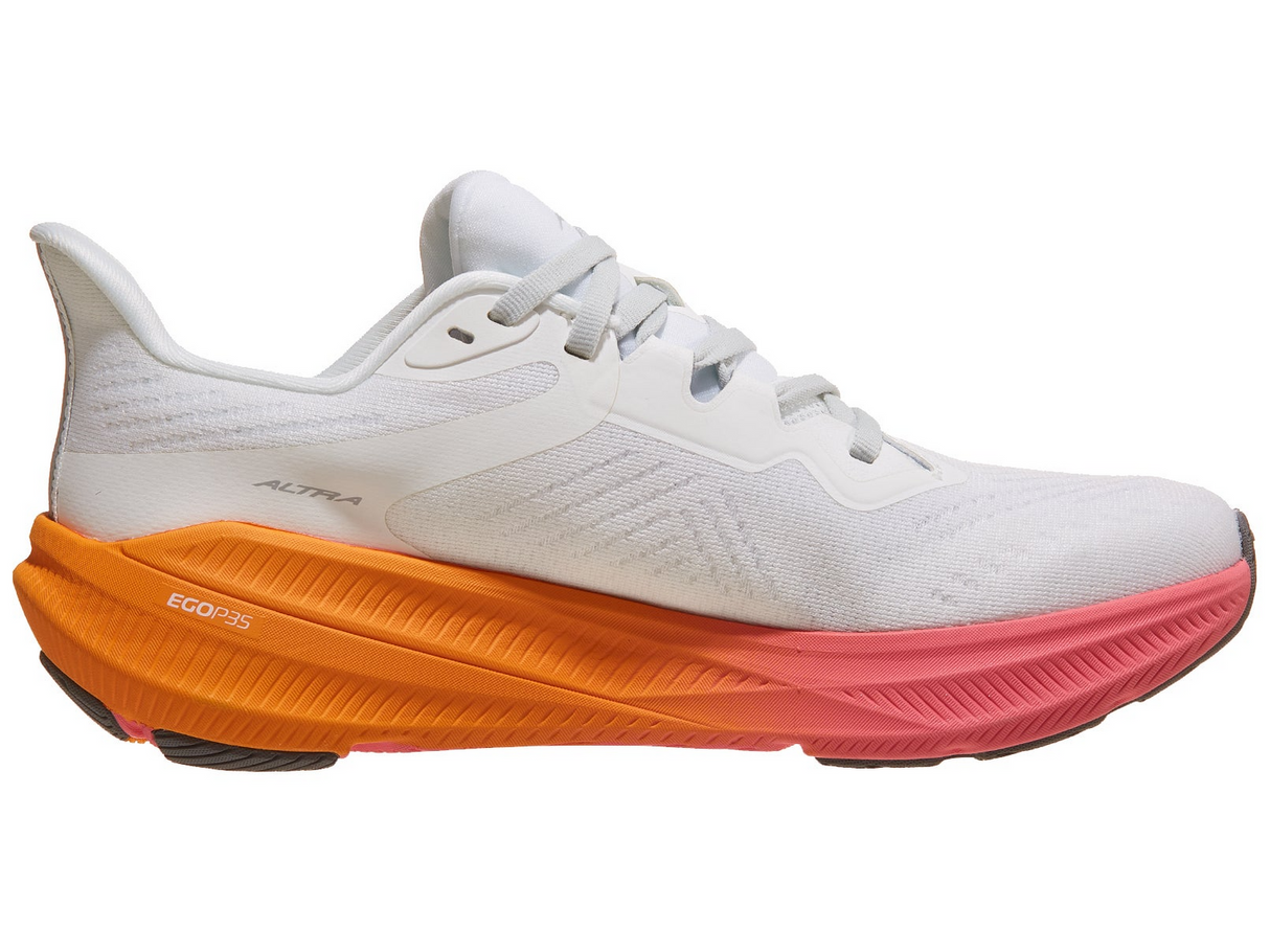 Altra Womens Experience Flow 2 Sneakers Shoes in White/Orange