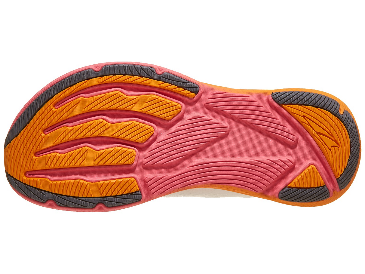 Altra Womens Experience Flow 2 Sneakers Shoes in White/Orange